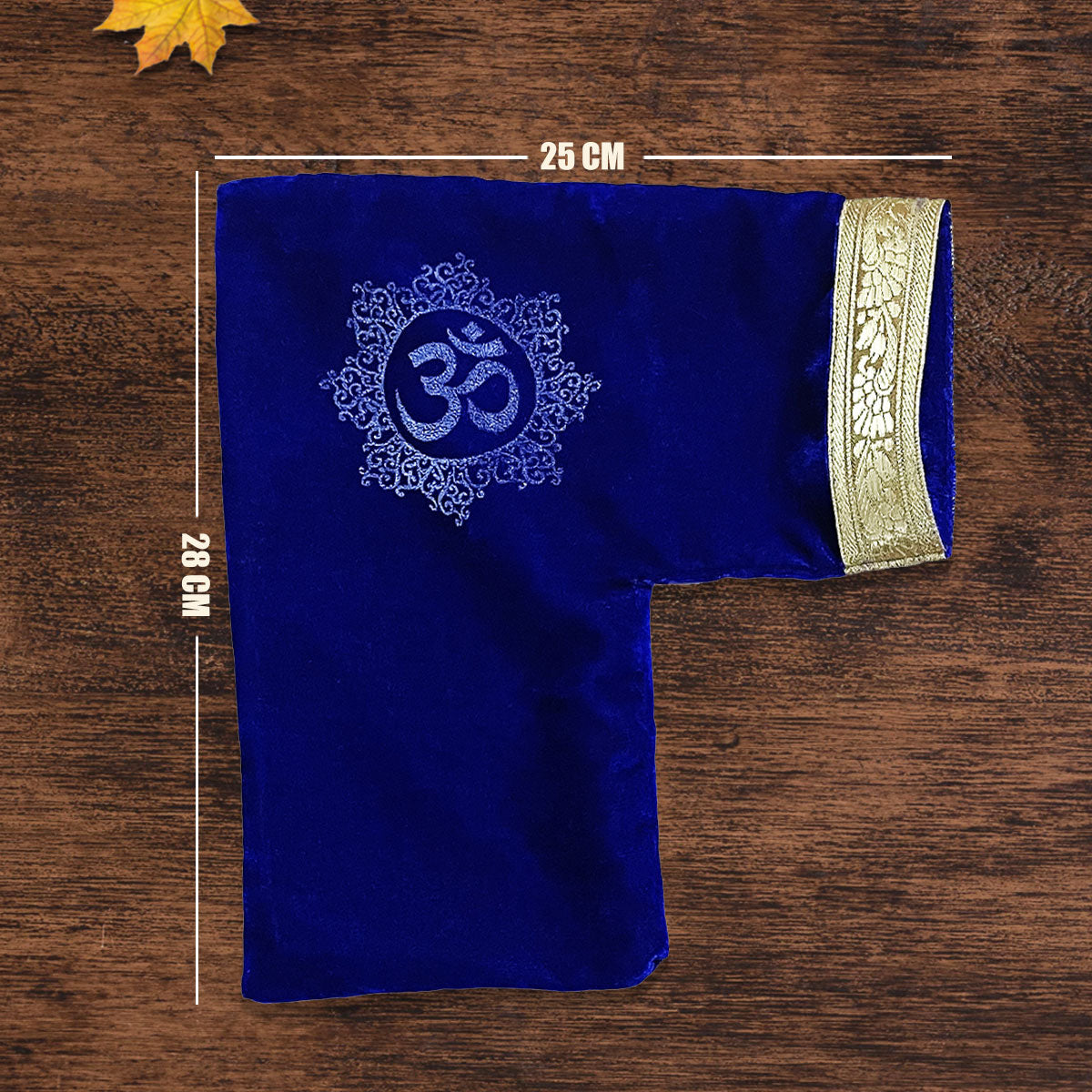 Gomuki Bag Blue for chanting japa Mala