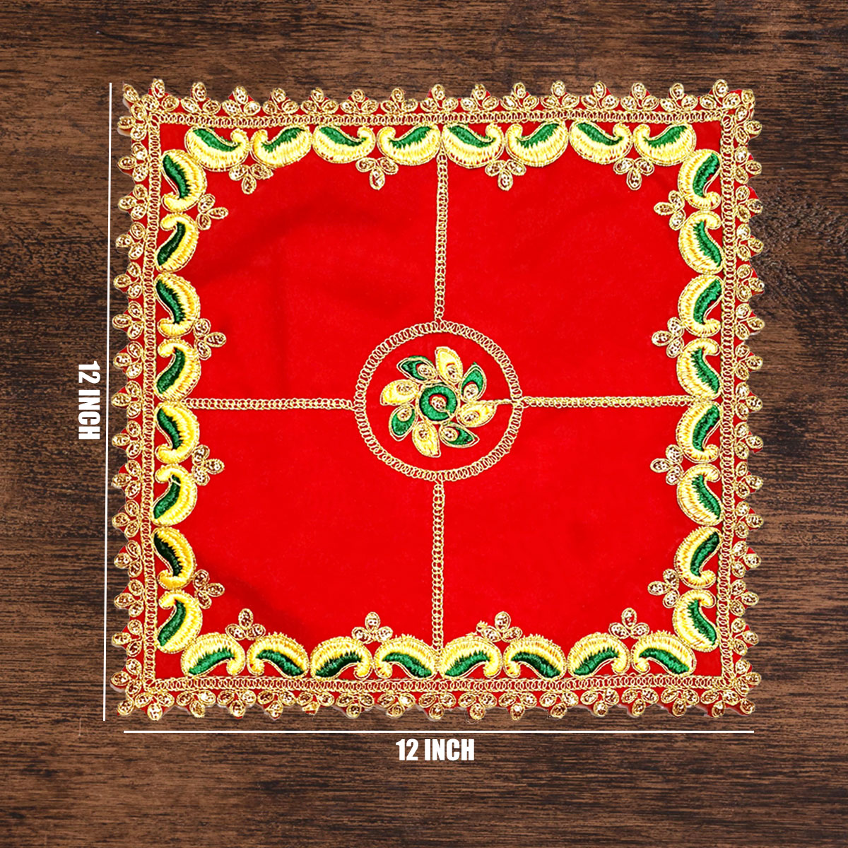 Multicolor Designer Pooja Aasan(Banjara Style Embroidery)